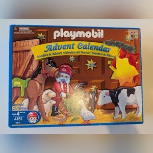 Playmobil Vintage 2004 NEW Sealed In Box 4151 Advent Calendar Animal Christmas